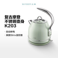 北鼎(BUYDEEM) K203 电热水壶 小型电水壶 1.2L 浅衫绿
