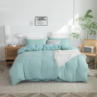 无印良品 HOME-提花四件套-水兰