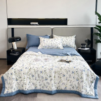 啄木鸟(plover) ZMN-XB018 麻感棉夏被四件套-夕颜