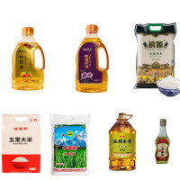 满城阳光亚麻油+核桃油1.5L+金龙鱼菜籽油5L+花椒油245ml+桂喜农大米5kg+禧源香米5kg+天山面粉5kg*2