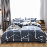 啄木鸟(plover) ZMN-AR-06 澳绒磨毛四件套-几何方块