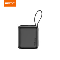锐思(Recci) RPB-P62 能量块自带线移动电源10000mAh 星耀黑