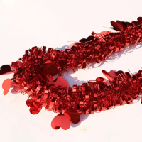 加榜 新年装饰拉花彩带 爱心款(2m*5条)