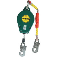 中锐智采 高空作业双锁止防坠器 锁止临界速度1m/s最大复核150kg锁止距离≤0.2m整体破坏负荷≤8900N