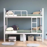 加榜 双层床宿舍上下铺高低床材质实厚1.0MM 120*200cm