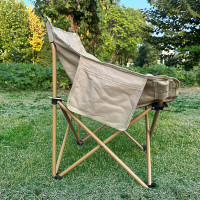 洛得兰德折叠月亮椅户外露营便携牛津布防水收纳休闲钓鱼野营旅游沙滩靠背 LD-YZ501