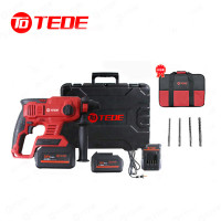 TEDE TE-6708 无刷充电式锂电电锤钻8件套 两电一充 (单位:套)