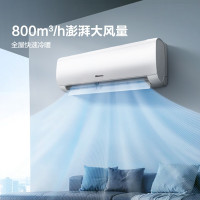 海信(Hisense) 空调速冷热新一级挂机 智能变频省电柔风防直吹冷暖卧室壁挂式净化轻音 易省电 1.5匹 E260