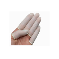 蝶蔻(DIEKOU)一次性指套 劳保指套 无尘无乳胶切口光面手指套 半透明色 M号(1000个/包)