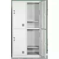 首保四门更衣柜1800mm*900mm*500mm 灰白色 可定制