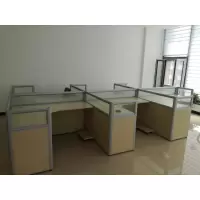 梦霖霏 隔断办公桌 2800mm*2400mm*1100mm 4人工位 可定制
