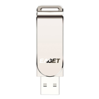 忆捷(EAGET)F60 128GB USB3.0 U盘 高速全金属360度旋转车载优盘网红音乐盘