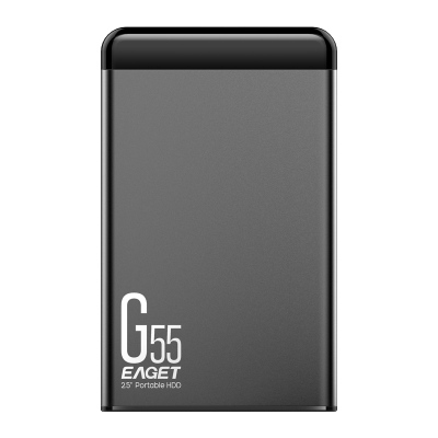 忆捷(EAGET) USB3.0移动硬盘G55 2.5英寸全金属文件数据备份存储安全高速G55-500GB