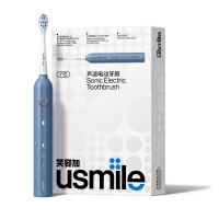 usmile 笑容加声波电动牙刷软毛声波震动牙刷Y1S雾蓝 个