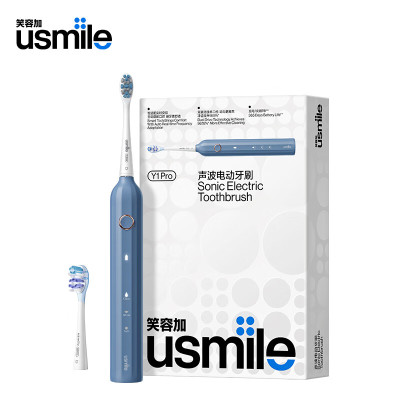 usmile 笑容加 电动牙刷 成人声波震动 电动牙刷 Y1 PRO雾蓝