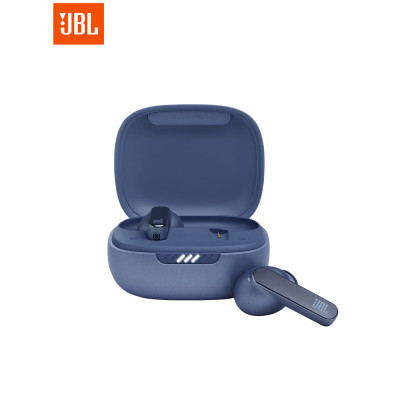JBL LIVE PRO 2无线蓝牙降噪耳机 智能耳麦防水防汗支持无线充电 DJ音响设备耳机 蓝色