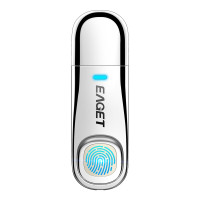 忆捷(Eaget)USB3.0指纹加密U盘 防泄密安全保护全盘加密FU60-32GB/个