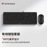 双飞燕(A4Tech) 有线键鼠套装 飞时代F1512高雅黑 1套 计量单位:套