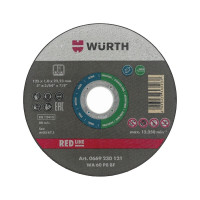 伍尔特 WURTH 0669230181 不锈钢切割片 125X1,0X22,23 mm