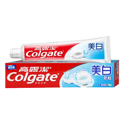高露洁牙膏(防蛀美白)140g*6支装成人牙膏清新美白去渍固齿