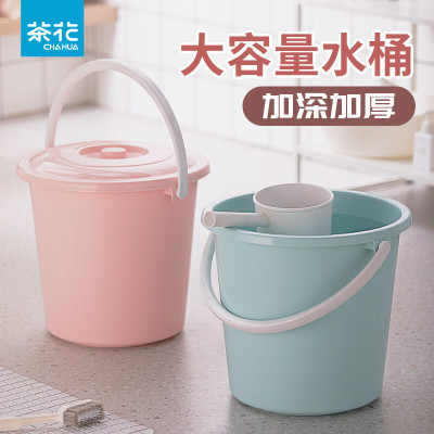 茶花(CHAHUA) 0250 巧提手宽边水桶-L颜色随机15.9L(单位:个)