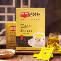 三匠黑苦荞全株茶200g*3盒 独立小袋装