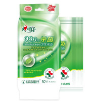 心相印独立卫生湿巾10片XCA001 杀菌便携清洁独立包装新旧包装随机发货