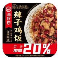 海底捞 自热米饭160g方便速食懒人食品零食口味随机