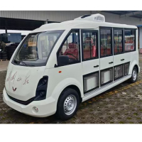 五菱WLDV六座豪华座椅国宾电动观光车带空调可定制