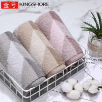 方巾3条35*34cm家用宿舍洗脸擦手巾金号紫棕灰
