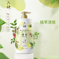 菁萃清痘六神沐浴露1000m1祛痘舒缓保湿留香