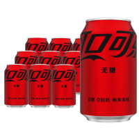 可口可乐零度(听)无糖汽水饮料330ml*24