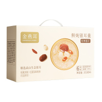 金燕耳K红枣莲子鲜炖银耳羹C 252g*6碗即食早餐1盒