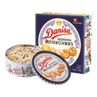 皇冠丹麦曲奇368g饼干礼盒零食饼干蛋糕点心早餐下午茶 1盒