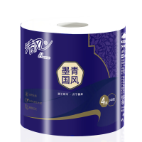 清风卷纸墨青国风138mm*100mm4层140g/卷8卷/提3提/箱A208JH1箱