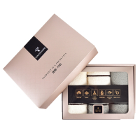 金号清然系列-11 两条毛巾两条方巾礼盒装HY1118-11 4条