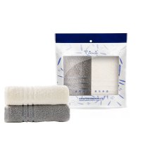 金号沁羽系列纯棉毛巾双条袋装HY1977-2 2条