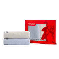 金号云锦系列纯棉毛巾双条彩盒装HY1216-3 2条