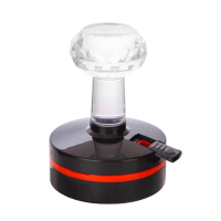 水晶柄光敏印章4cm即印即干 印迹清晰圆章1个