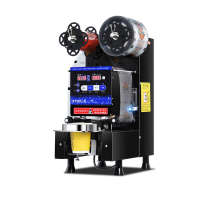 全自动封口机90/95MM多口径自动卷膜封膜机封杯机1台