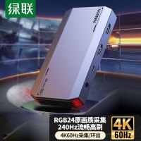 绿联HDMI视频采集卡4K60Hz采集环出适用索尼佳能尼康相机1个