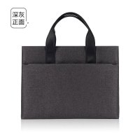 定制手提文件袋385*300*60mm磨砂发泡牛津布深灰 1个