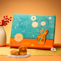 稻香村星悦礼650g广式苏式晋式陈皮牡丹月饼组合装中秋礼盒 1盒