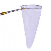 伸缩捞鱼网兜1.5m 加密抄网 不锈钢款 1个