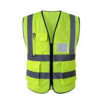 定制反光背心网格交通警示施工透气安全口袋款1件