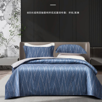 梦洁60S长绒棉贡缎数码印花抗菌四件套阡陌.微澜1套