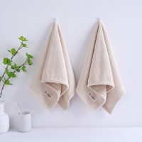 无印良品7A抗菌强力吸水毛巾WY1107-2咖色(双条装)