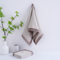 无印良品7A抗菌纯棉加厚毛巾WY1177-1咖色1条