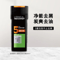 欧莱雅男士去屑洗发露(炭爽去油)200ml (新老包装随机发货)1瓶