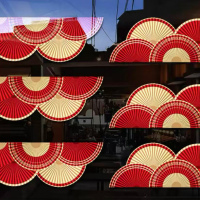 2026新年门贴窗花Z25G31喜庆节庆-6张[大号]80*27cm高清整张UV静电贴1组